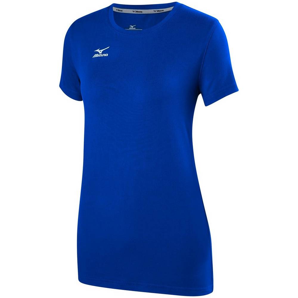 Mizuno Women's Volleyball Attack 2.0 T-Shirts Royal (440647-CJO)